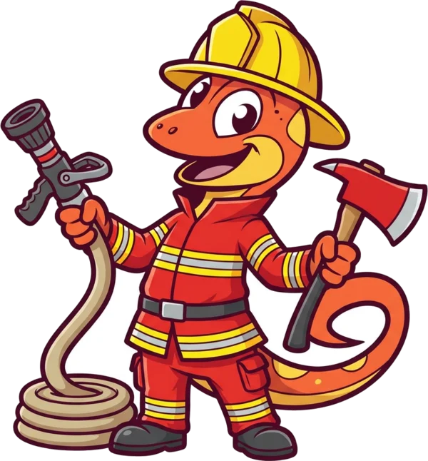 Sparky ready to help